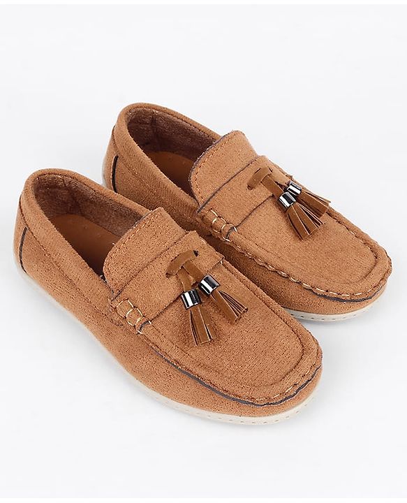 Pine Kids Slip On Loafers - Maroon
