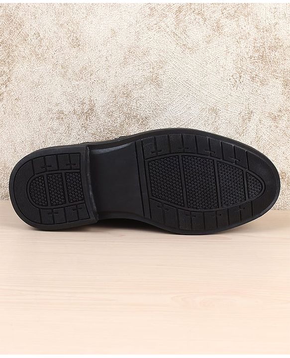 Pine Kids Velcro Closure Solid Oxfords - Navy Blue