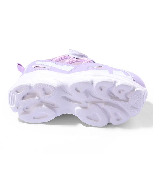 Cute Walk by Babyhug Sneaker Shoes With Velcro Closure - Purple