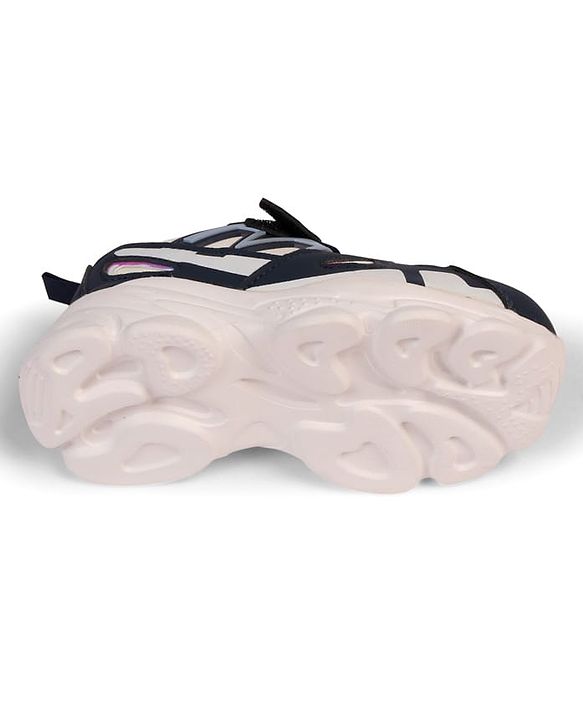 Cute Walk by Babyhug Sneaker Shoes With Velcro Closure - Navy Blue