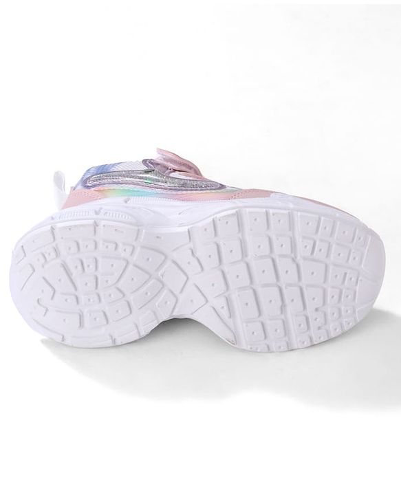 Cute Walk by Babyhug Sneaker Shoes With Velcro Closure - Pink