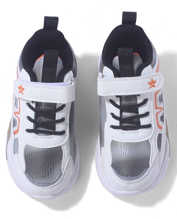 Cute Walk by Babyhug Sneaker Shoes With Velcro Closure - White