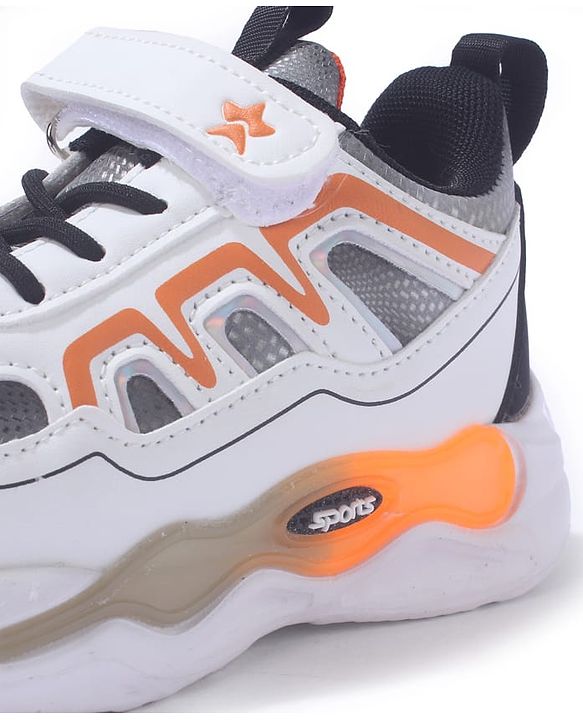 Cute Walk by Babyhug Sneaker Shoes With Velcro Closure - White