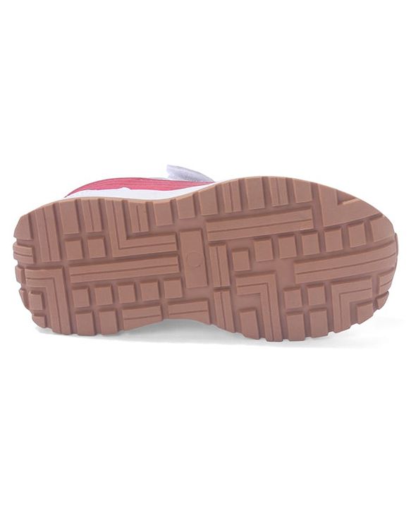 Cute Walk by Babyhug Solid Sneaker Shoes By Velcro Closure - White