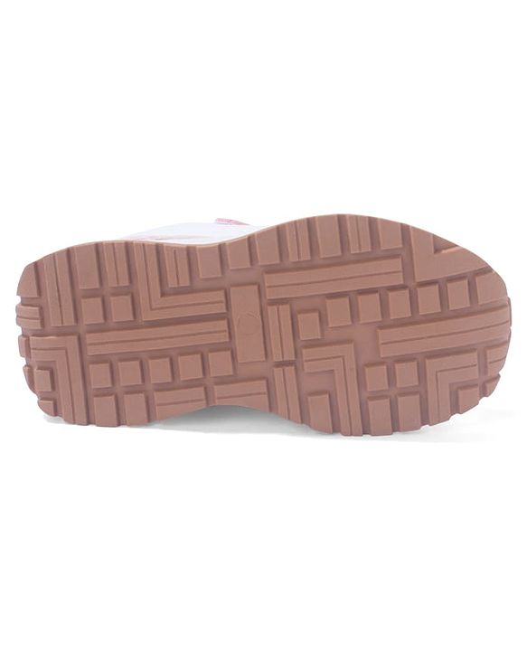 Cute Walk by Babyhug Solid Sneaker Shoes By Velcro Closure - White