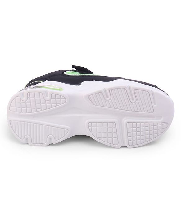 Pine Kids Velcro Closure Sneaker Shoes with Applique - Black