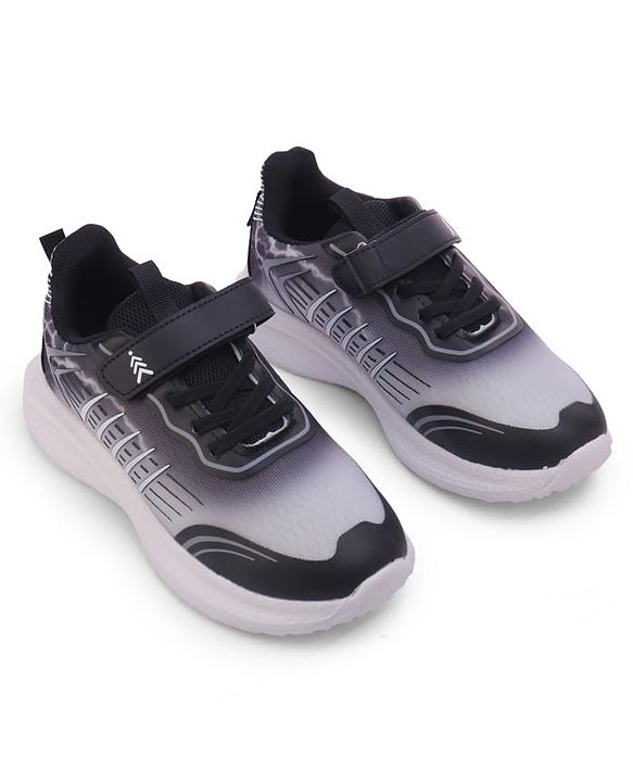 Pine Kids Velcro Closure Sneaker Shoes - Black