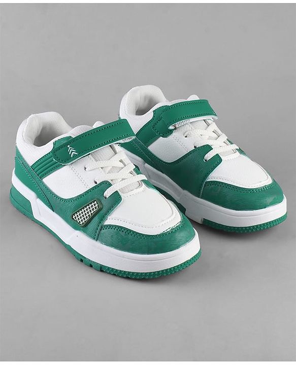 Pine Kids Sneaker Shoes With Velcro Closure - Green