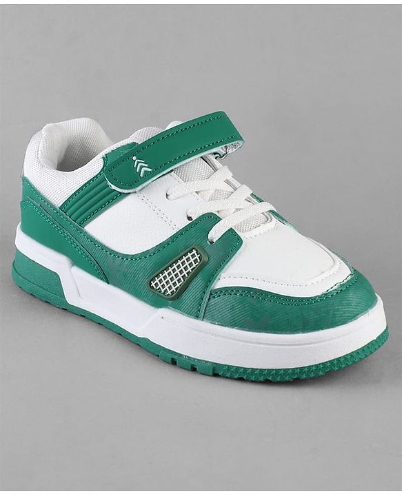 Pine Kids Sneaker Shoes With Velcro Closure - Green