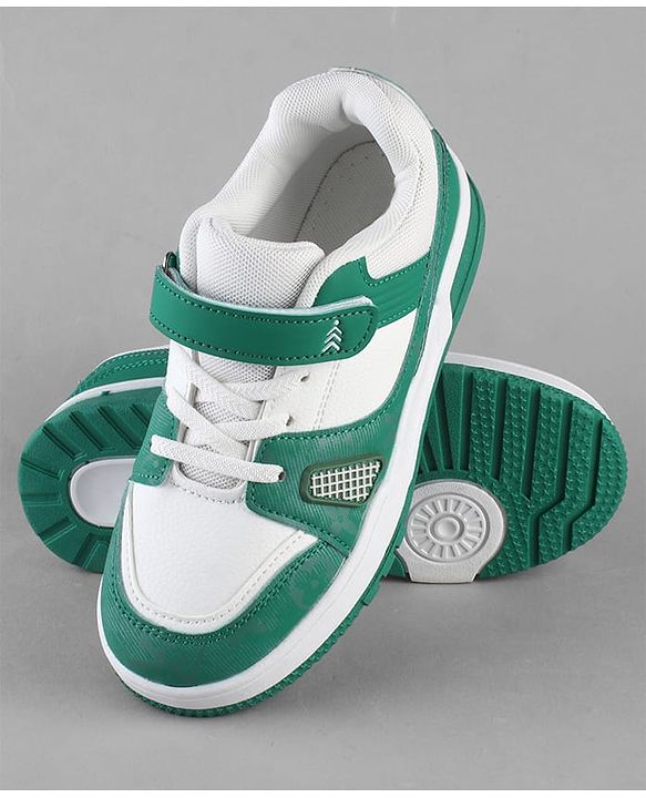 Pine Kids Sneaker Shoes With Velcro Closure - Green