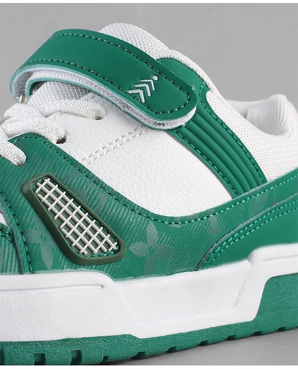 Pine Kids Sneaker Shoes With Velcro Closure - Green