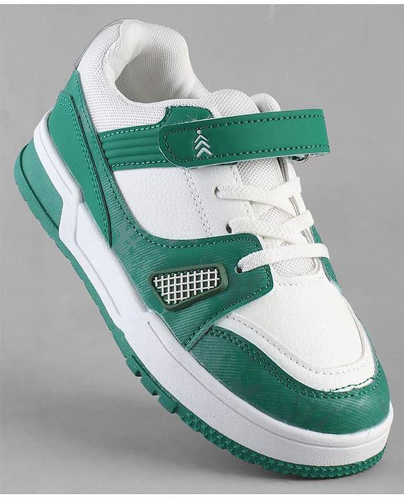 Pine Kids Sneaker Shoes With Velcro Closure - Green