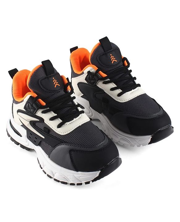 Pine Kids Lace Up Sneaker Shoes - Grey