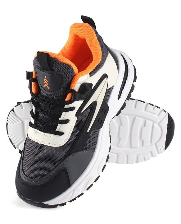 Pine Kids Lace Up Sneaker Shoes - Grey