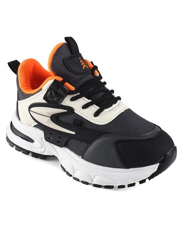 Pine Kids Lace Up Sneaker Shoes - Grey