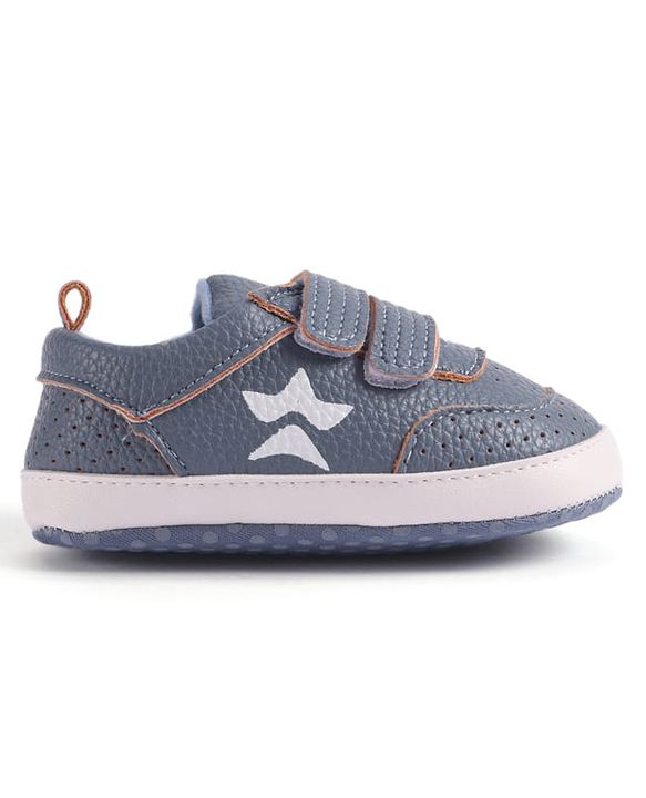 Cute Walk by Babyhug Velcro Closure Booties - Blue