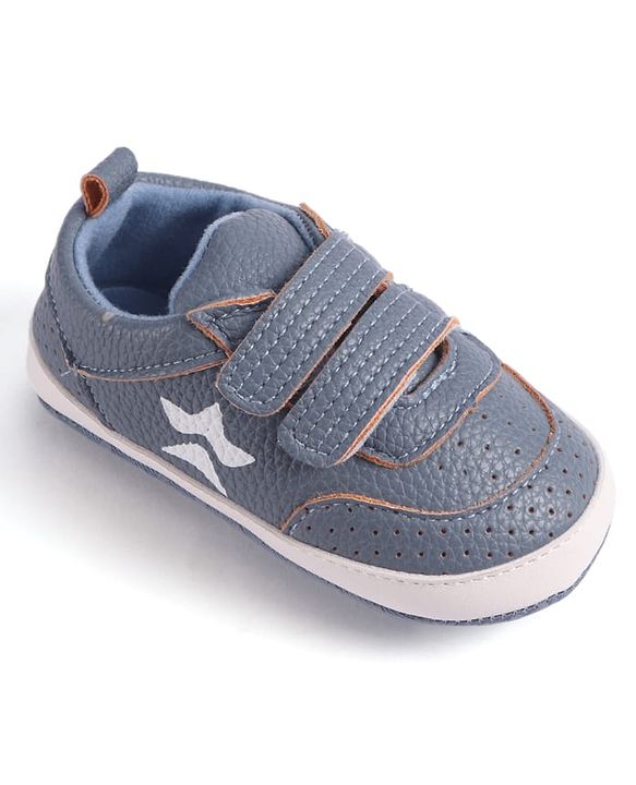 Cute Walk by Babyhug Velcro Closure Booties - Blue