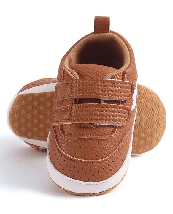 Cute Walk by Babyhug Velcro Closure Booties - Blue
