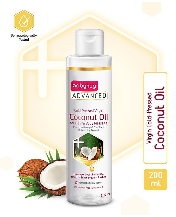 Babyhug Advanced Cold-Pressed Virgin Coconut Oil 200 ml