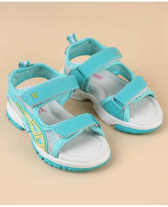 Cute Walk by Babyhug Sandals with Velcro Closure & Star Design - Pink