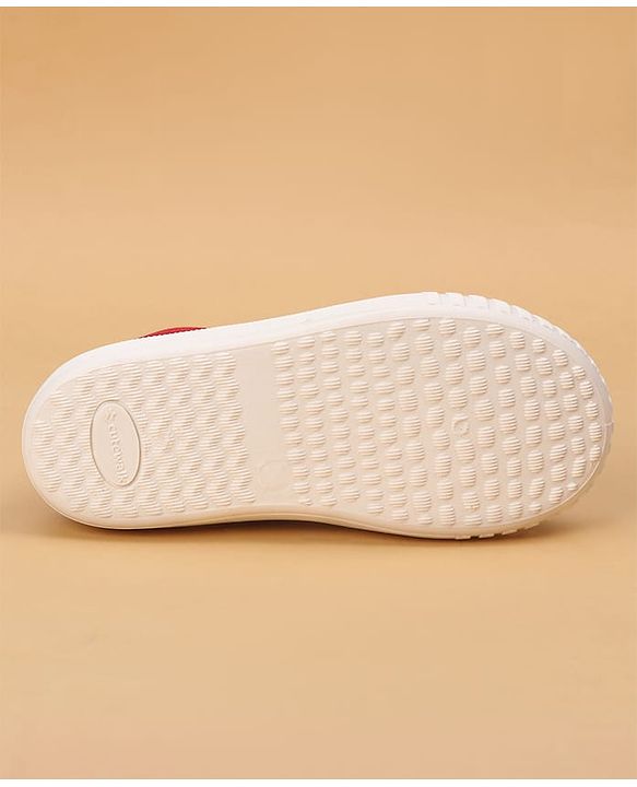 Cute Walk by Babyhug Slip On Casual Shoes With Bunny Face Applique - Red