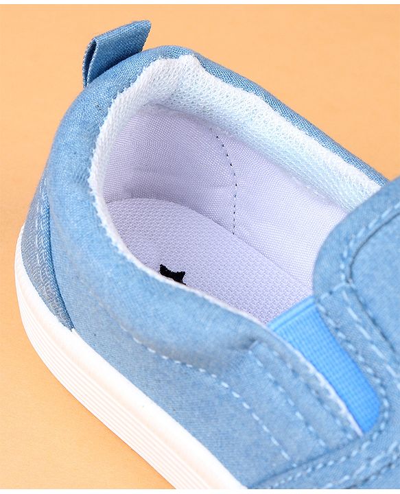 Cute Walk by Babyhug Slip On Casual Shoes With Dino Embroidery - Blue