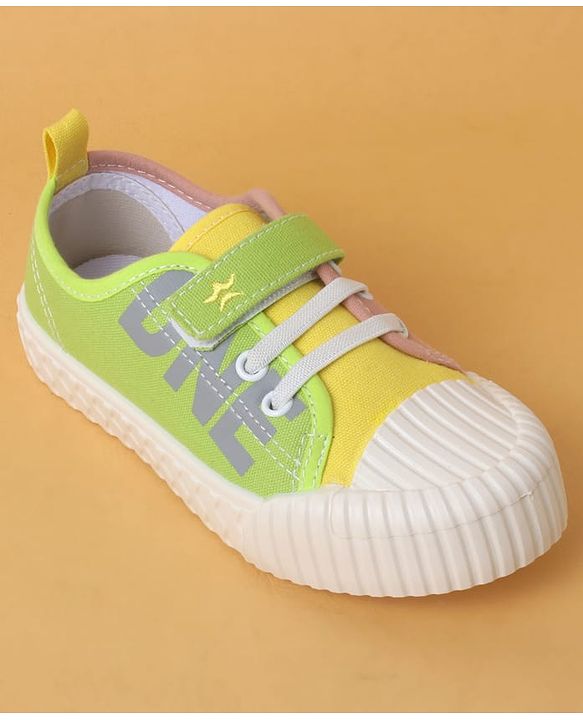 Cute Walk by Babyhug Casual Shoes With Velcro Closure - Yellow