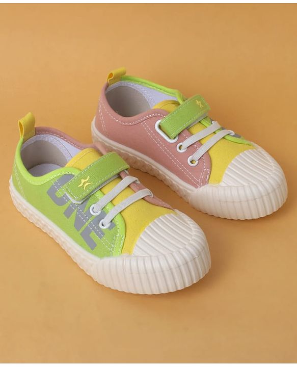 Cute Walk by Babyhug Casual Shoes With Velcro Closure - Yellow