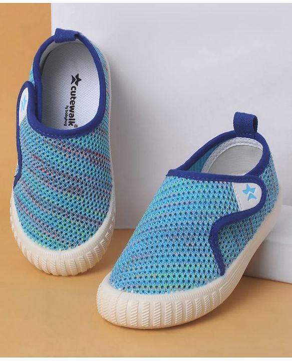 Cute Walk by Babyhug Casual Shoes with Velcro Closure - Blue