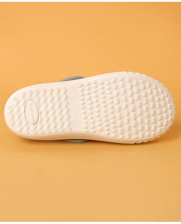 Cute Walk by Babyhug Casual Shoes with Velcro Closure And  Dino Applique - White