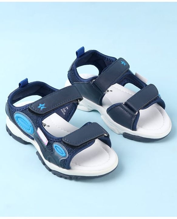 Cute Walk by Babyhug Sandals with Velcro Closure - Grey