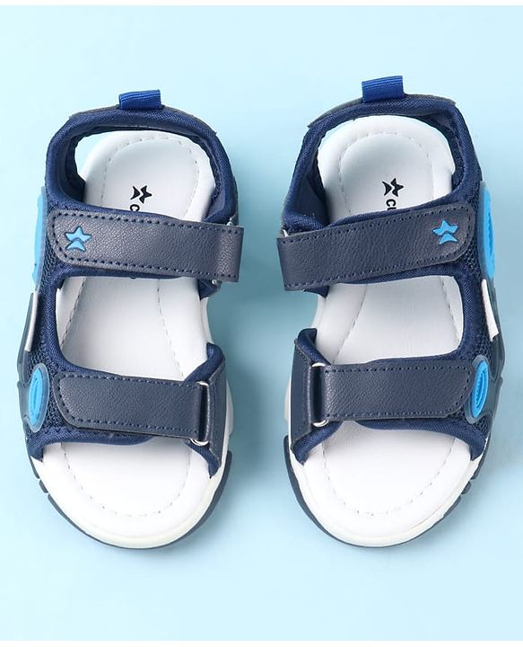 Cute Walk by Babyhug Sandals with Velcro Closure - Grey