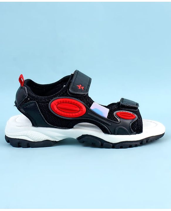 Cute Walk by Babyhug Sandals with Velcro Closure - Black