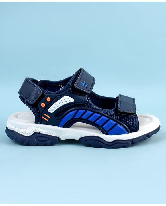Cute Walk by Babyhug Sandals With Velcro Closure - Navy Blue