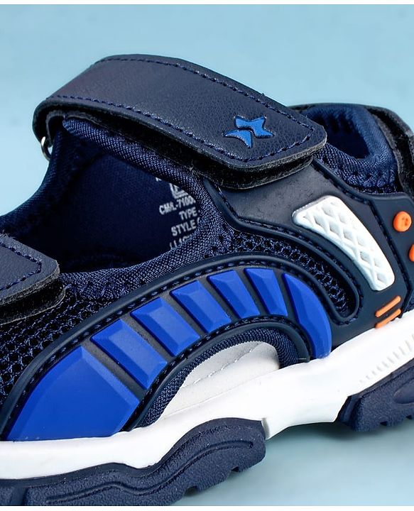 Cute Walk by Babyhug Sandals With Velcro Closure - Navy Blue