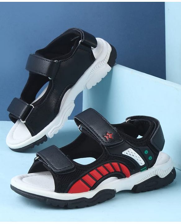 Cute Walk by Babyhug Sandals With Velcro Closure - Navy Blue