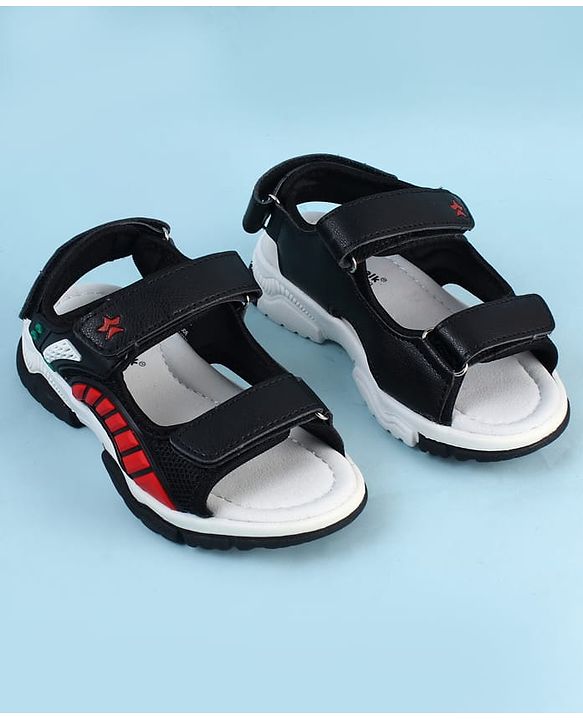 Cute Walk by Babyhug Sandals With Velcro Closure - Navy Blue