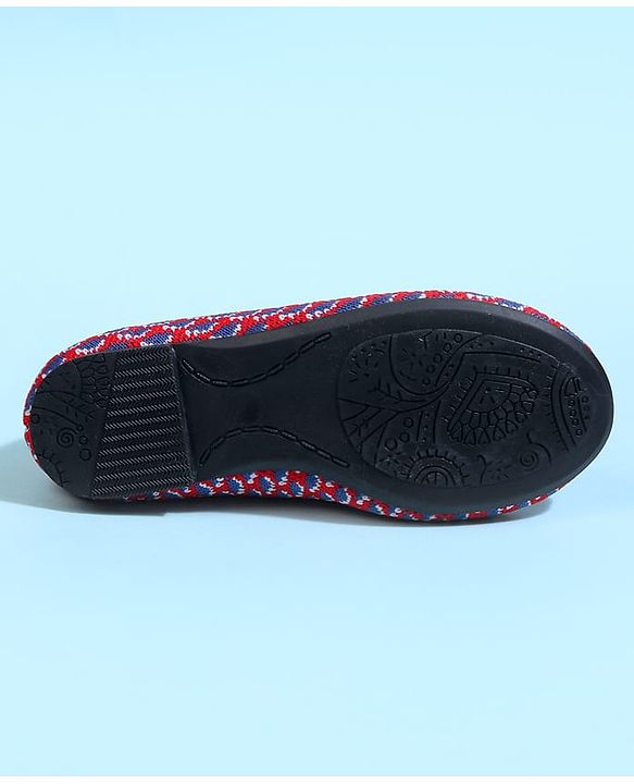 Cute Walk by Babyhug Slip On Ballerina With Design - Blue
