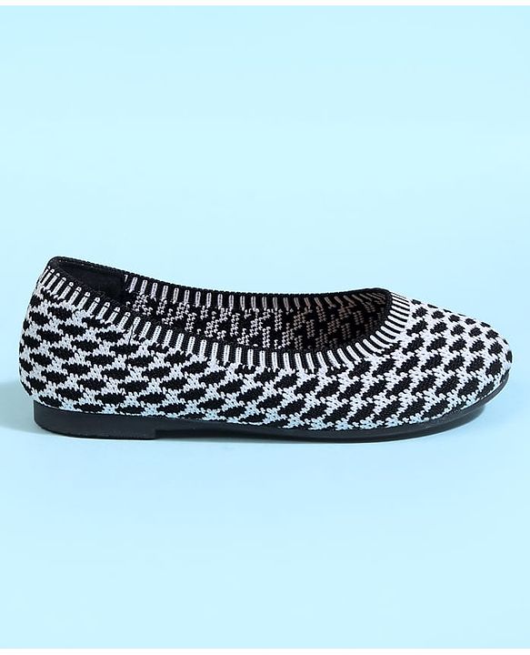 Cute Walk by Babyhug Slip On Ballerina With Design - Blue