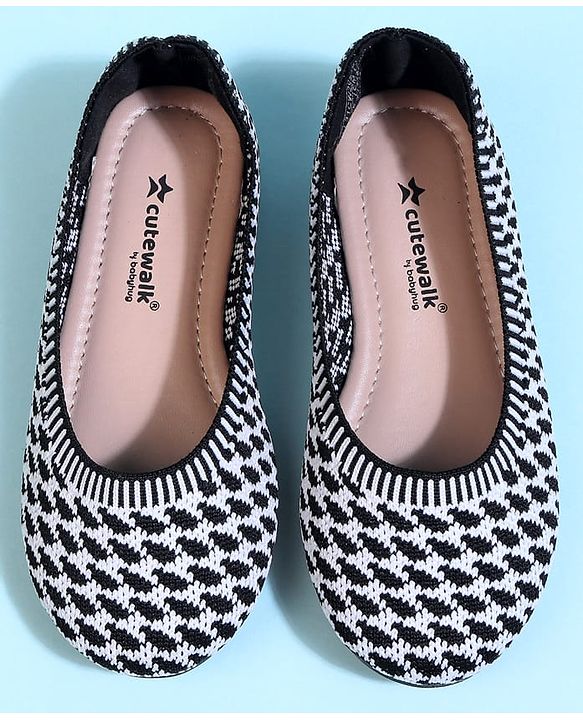 Cute Walk by Babyhug Slip On Ballerina With Design - Blue