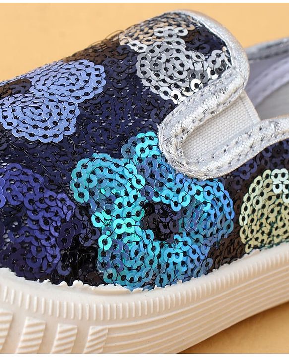 Cute Walk by Babyhug Casual Shoes With Sequin Detailing - Golden