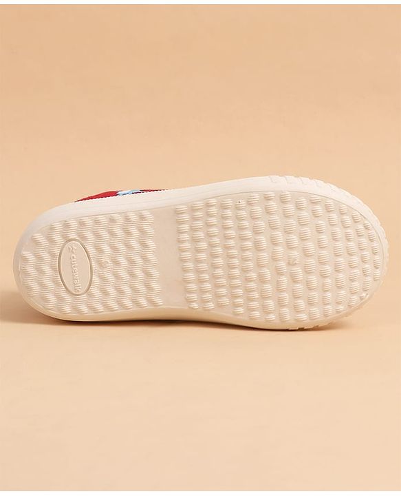 Cute Walk by Babyhug Slip On Casual Shoes With Dino Print - Red