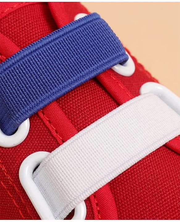 Cute Walk by Babyhug Slip On Casual Shoes With Dino Print - Red