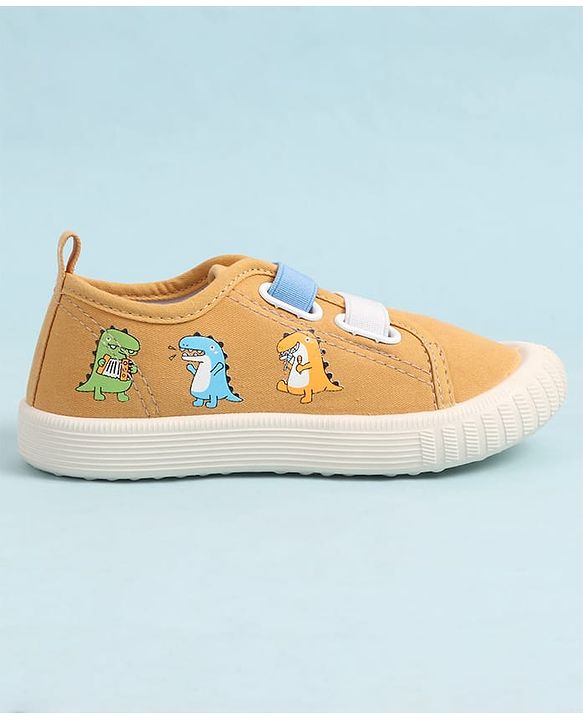 Cute Walk by Babyhug Slip On Casual Shoes With Dino Print - Red