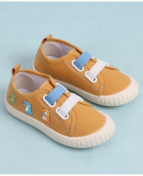 Cute Walk by Babyhug Slip On Casual Shoes With Dino Print - Red