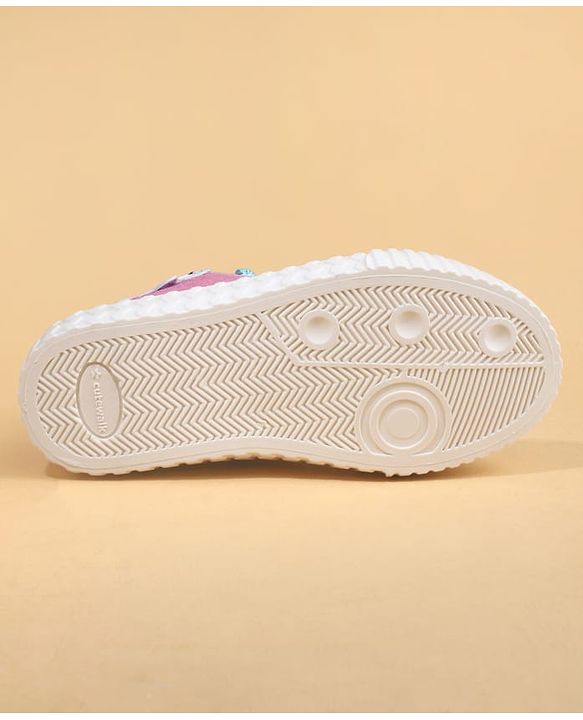 Cute Walk by Babyhug Casual Shoes with Zip Closure & Unicorn Applique - Pink