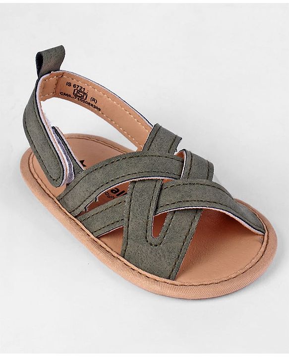 Cute Walk by Babyhug Booties with Velcro Closure - White