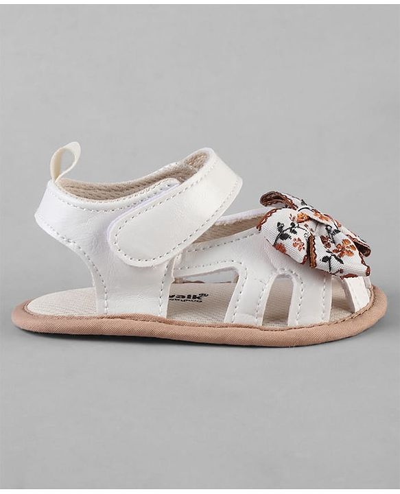 Cute Walk by Babyhug Booties With Floral Embroidery - Pink