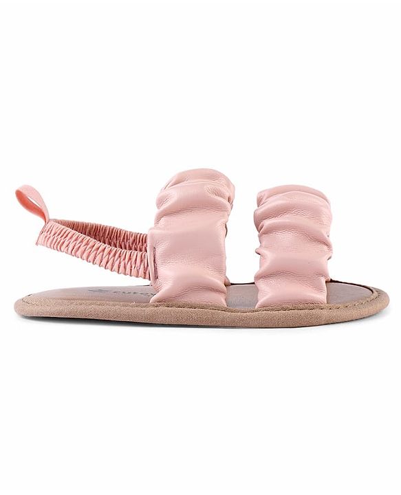 Cute Walk by Babyhug Booties  with Back Strap - Pink