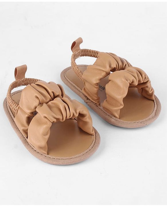 Cute Walk by Babyhug Booties  with Back Strap - Pink